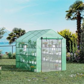 Mini Walk-in Greenhouse ( Amazon Shipping)(Prohibited by WalMart) (Color: as picture)